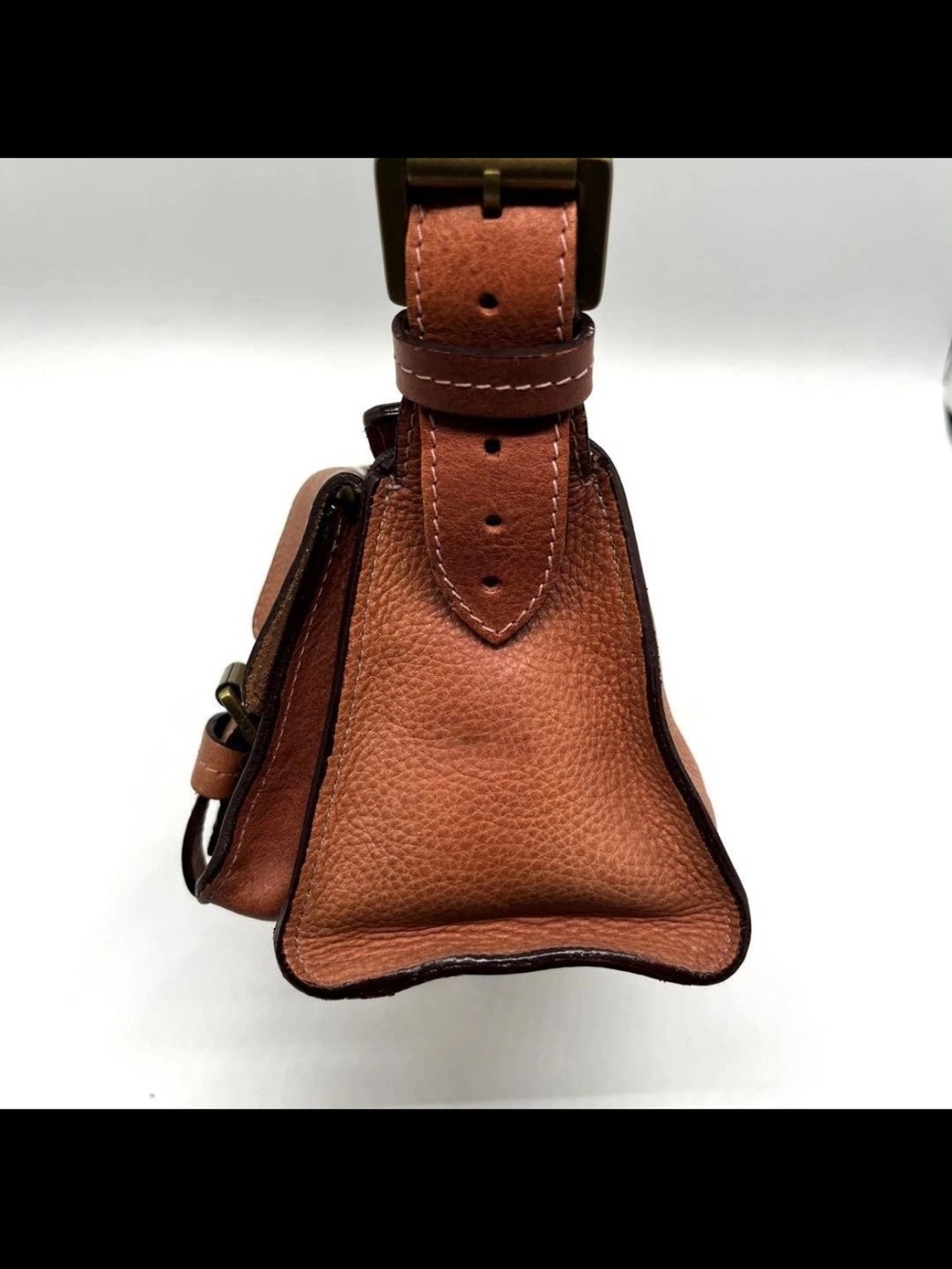 Mulberry Tan Leather Dual-Pocket Shoulder Bag - Picture 8 of 16
